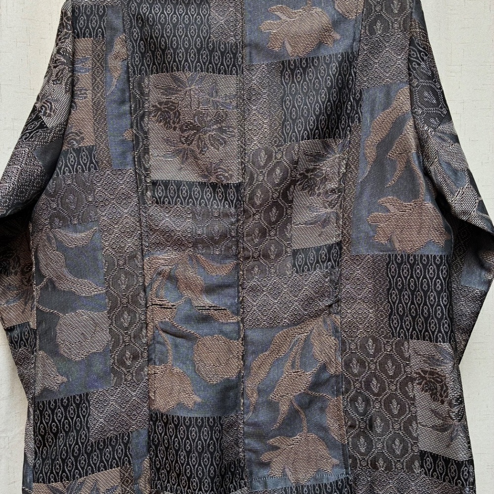 Asian Inspired Patchwork Lightweight Jacket - image 4